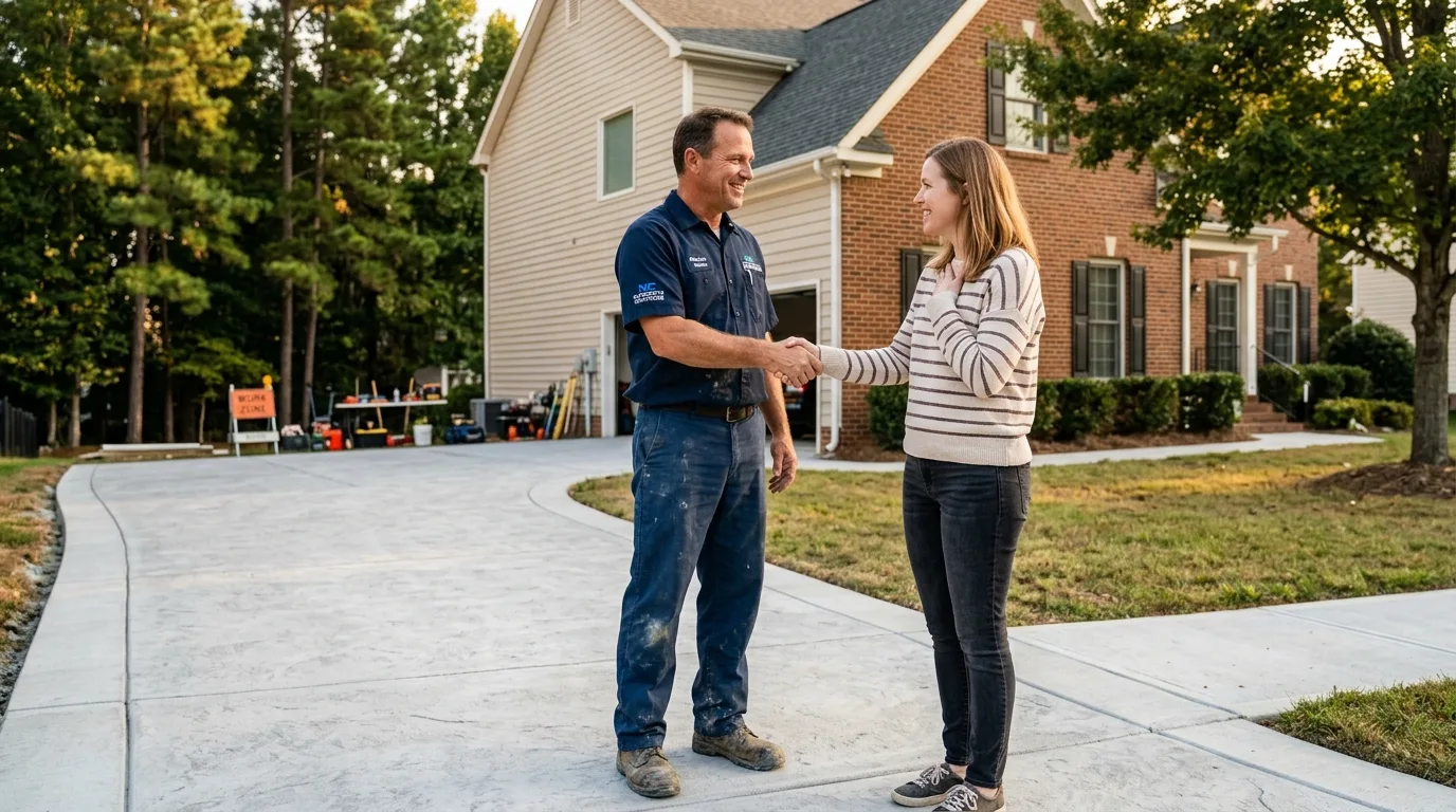 Local Monroe Concrete Contractor vs. Big Box Referral: Which?