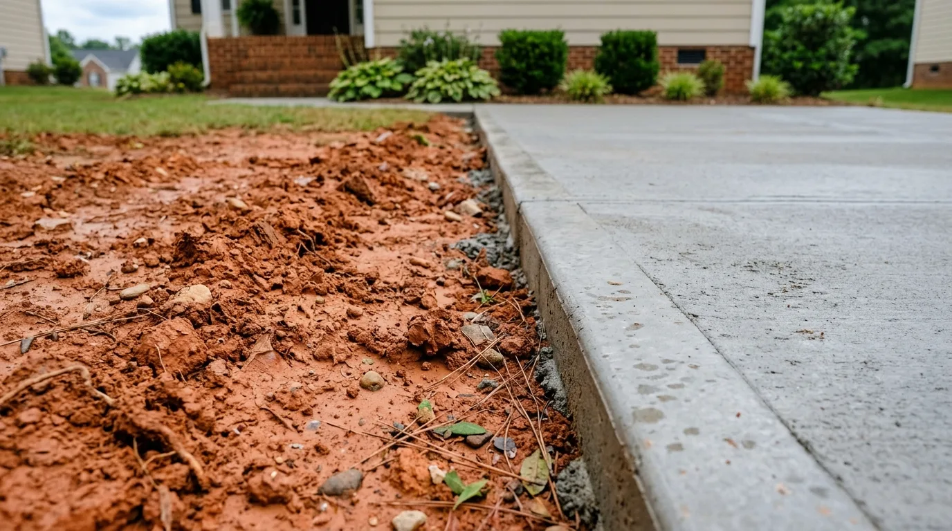 Monroe NC Red Clay Soil and Concrete: Homeowner's Guide
