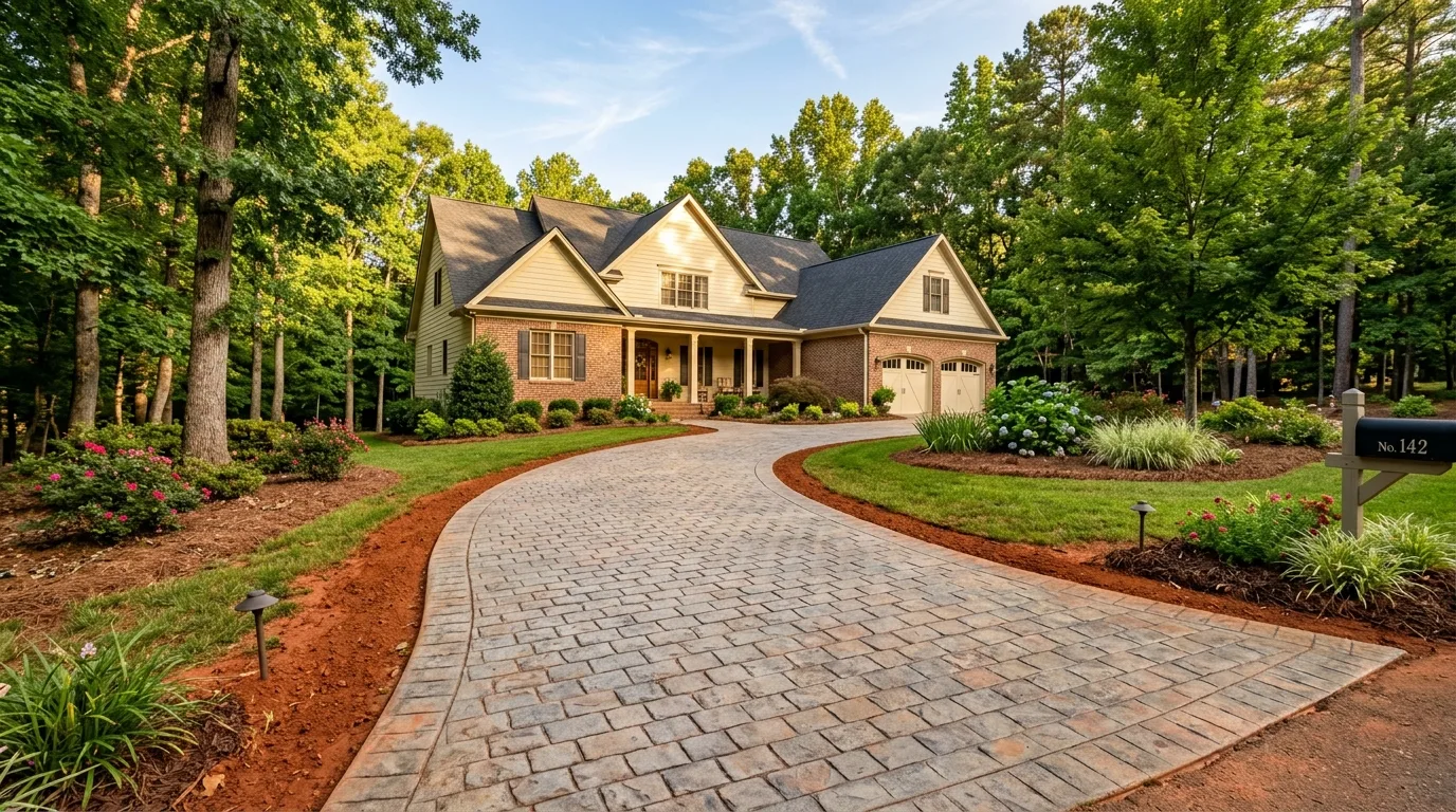 Stamped Concrete Driveway Cost in Monroe, NC (2026)